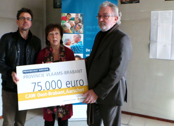 Provincie Vlaams-Brabant steunt uitbouw CAW Aarschot